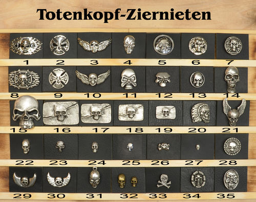 Z1 Totenkopf-Ziernieten